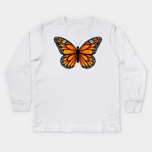 Monarch Butterfly Kids Long Sleeve T-Shirt